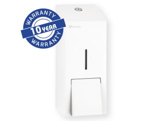 MERIDA STELLA WHITE LINE MAXI foam soap dispenser for disposable refills with a foaming pump 700 g, white